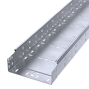 PR16.13477 лоток перфорированный Профи INOX (AISI 316) 200х80х6000 (2,0 мм) (12 м/уп) Промрукав