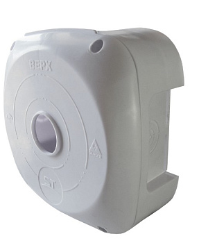 ST-K07 PRO (БЕЛАЯ) универсальная монтажная коробка для видеокамер охранного наблюдения Space Technology