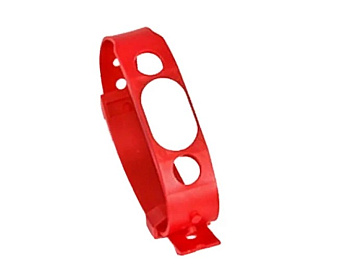 IL-15TR браслет Temic пластиковый ремешок на заклёпке (красный) IronLogic