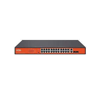 WI-PS526G v4 неуправляемый коммутатор 24 PoE порта Wi-Tek