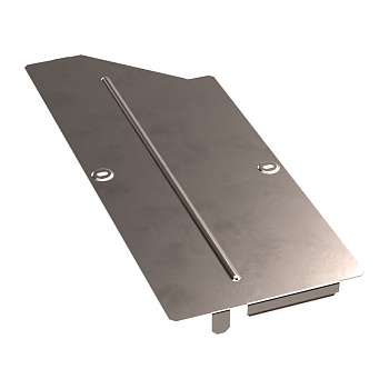 PR16.5915 Крышка переходника правого Стандарт INOX (AISI 409) 500х400 Промрукав