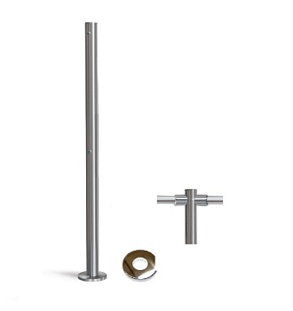 PERCo-BH02 2-01 двухсторонняя стойка с 4-мя отверстиями для крепления патрубков PERCo
