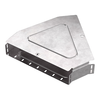 PR16.0614 Угол горизонтальный 45 градусов с крышкой Стандарт 400х80 Промрукав