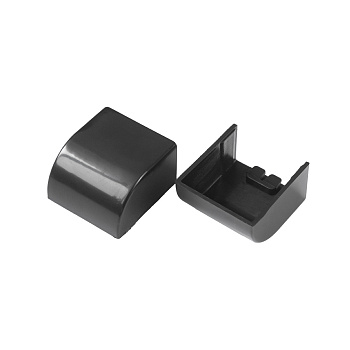 PR08.12892 заглушка 15х10 черная (4 шт/комп) Промрукав