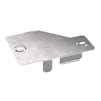 PR16.10822 Крышка переходника левого Стандарт 100х50 Промрукав