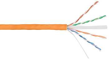 NKL 9140C-OR кабель NIKOLAN U/UTP 4 пары (305 м/бухта)
