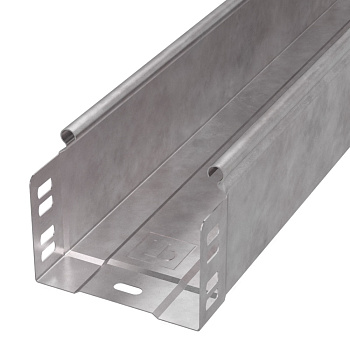 PR16.1206 лоток неперфорированный Стандарт HDZ 100х80х3000 (0,7 мм) (6 м/уп) Промрукав