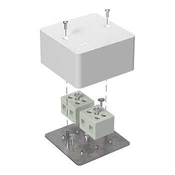 40-0460-FR16.0-4 коробка огнестойкая для кабель-канала 40-0460-FR16.0-4 Е15-Е120 85х85х45 Промрукав