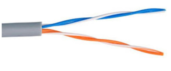 UEC-UU002-5-PVC-GY-5 кабель U/UTP 2 пары NETLAN