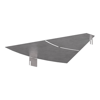 PR16.1009 Крышка угла горизонтального изменяемого 0-45 градусов Стандарт 500 Промрукав