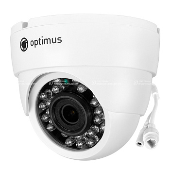 IP-E022.1(2.8)E_V.3 внутренняя купольная IP-камера видеонаблюдения Optimus