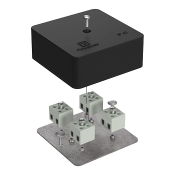 40-0450-9005-FR2.5-8 коробка огнестойкая для кабель-канала 40-0450-FR2.5-8 Е15-Е120 RAL9005 75х75х30 (87 шт/кор) Промрукав