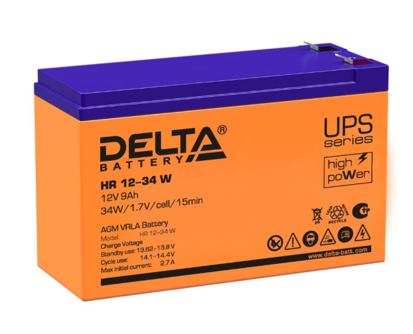 Аккумулятор Delta HR 12-34 W
