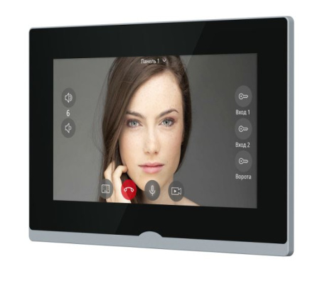 IMPULSE 7 IP WIFI BLACK (ver.4651) IP-видеодомофон с сенсорным дисплеем 7" NOVIcam