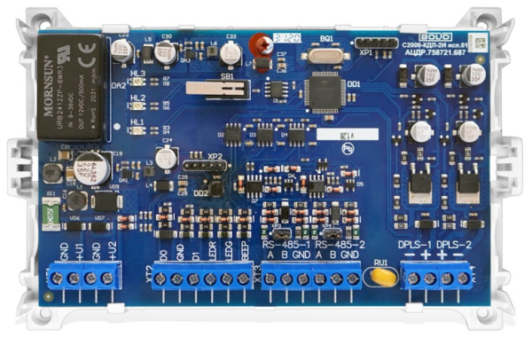 С2000-КДЛ-2И исп.01 контроллер двухпроводной линии с гальванической развязкой Болид