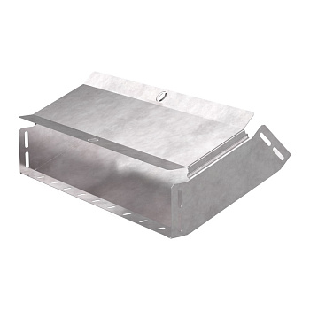 PR16.0597 Угол вертикальный внутренний 45 градусов с крышкой Стандарт 500х100 Промрукав PR16.0597 Угол вертикальный внутренний 45 градусов с крышкой Стандарт 500х100 Промрукав