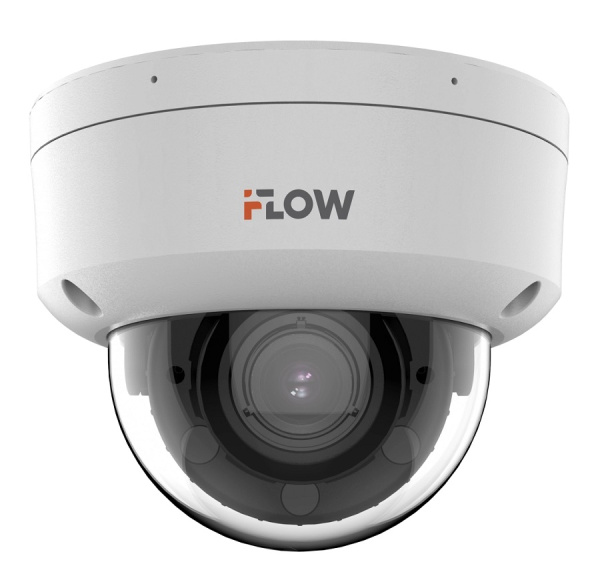 F-IC-1722CMZ4(2.8-12mm) (Аналог DS-I258Z(B)) 2Мп уличная купольная IP-камера с гибридной Smart-подсветкой до 30м и встроенным микрофоном iFlow