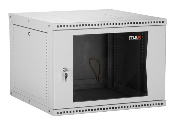 TWI-096060-R-G-GY настенный разборный шкаф TLK 19", 9U