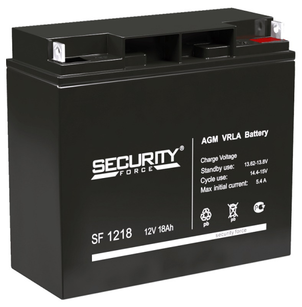 Аккумулятор SF 1218 Security Force