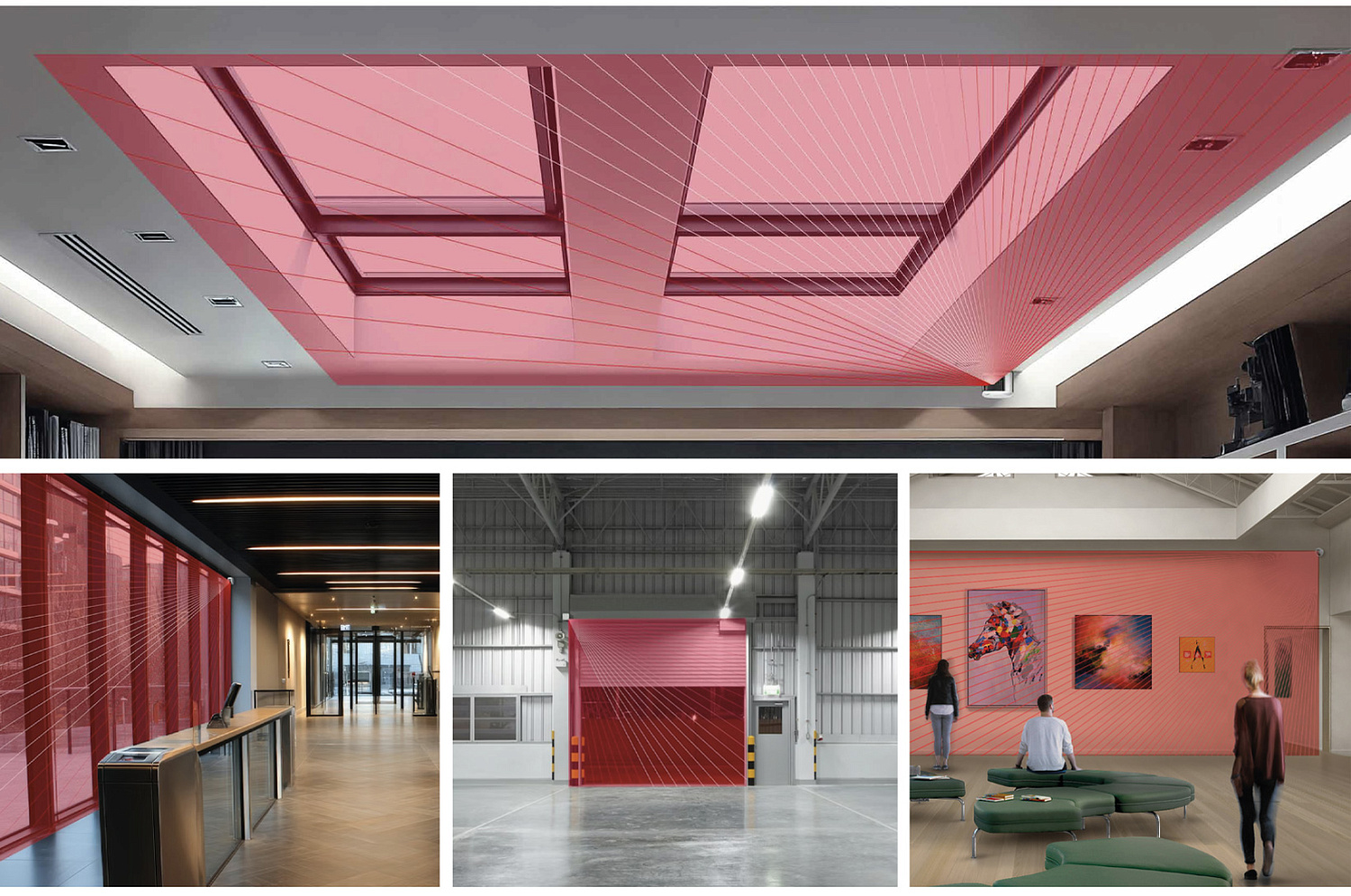 Компактный лазерный извещатель для помещений