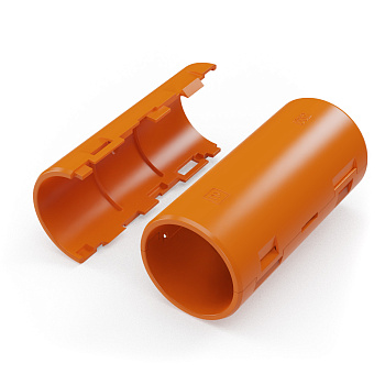 PR13.02462 муфта разборная d32 мм оранжевая (5шт/210шт уп/кор) Промрукав