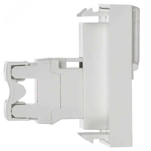 CKK-40D-RI2-K01 РКИ-20-00-П розетка компьютерная RJ-45 UTP кат.5e (на 2 модуля) ПРАЙМЕР белая IEK