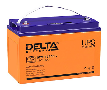 Аккумулятор Delta DTM 12100 L (12V / 100Ah)