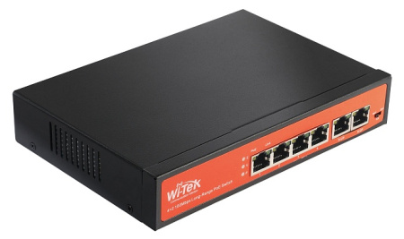 WI-PS205 v2 неуправляемый коммутатор с функцией PoE Wi-Tek