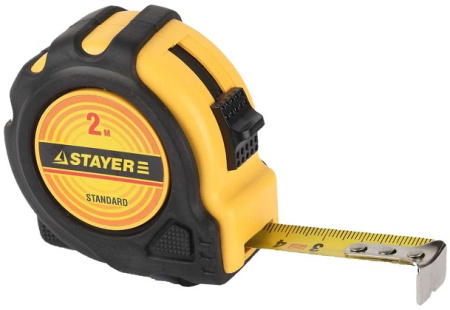 Рулетка 2х16 мм.(арт.34025-02) STAYER "STANDART" 