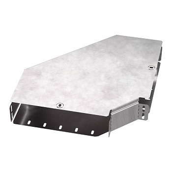 PR16.0421 Угол горизонтальный 90 градусов с крышкой Стандарт 300х80 Промрукав