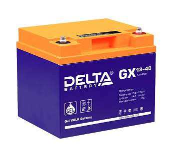 Аккумулятор герметичный свинцово-кислотный Delta GX 12-40