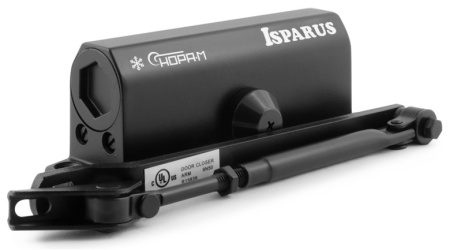 НОРА-М 430 ISPARUS (от 50 до 110 кг) доводчик морозостойкий (черный) 
