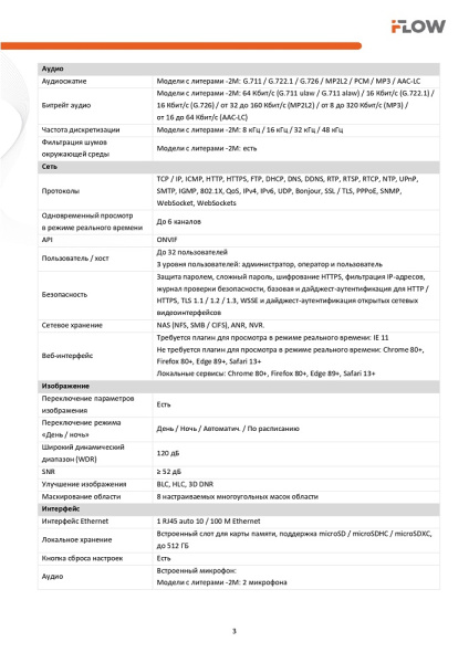 F-IC-2342C2M(2.8mm) (Аналог DS-2CD2343G2-LI2U) 4Мп уличная IP-камера с гибридной Smart подсветкой до 30м  и технологией SharpSense iFlow