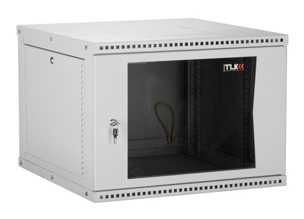 TWI-156045-R-G-GY настенный разборный шкаф TLK 19", 15U