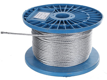 PR08.3825 трос стальной DIN 3055 4 мм (200 М/УП) Промрукав