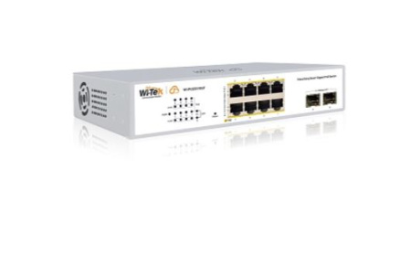 WI-PCES310GF v2 коммутатор настраиваемый PoE 120Вт, порты 8 PoE GE + 2 SFP, Easy Smart Wi-Tek