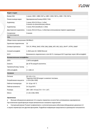 F-HR-2048 (Аналог DS-H104UA(C)) 4-х канальный гибридный HD-TVI регистратор c технологией SharpSense и AoC iFlow
