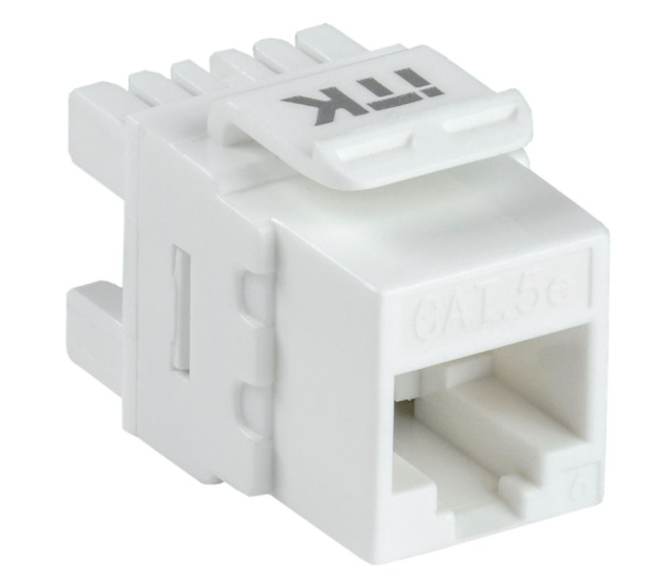 CS1-1C5EU-12 модуль Keystone Jack кат.5E UTP 110 IDC 180град ITK