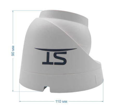 ST-SX4542 POE LIGHT 4Мп (3,6мм) купольная внутренняя IP-камера видеонаблюдения Space Technology