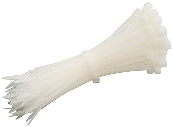 Хомут nylon 4,8х400 мм белый (07-0400) (100 шт/уп) REXANT