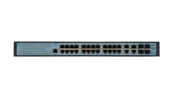 ST-S324POE(24G/4G/4S/1C/400W/A) PRO M сетевой PoE коммутатор Space Technology