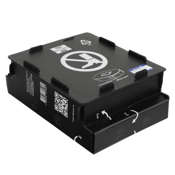 DR-PRO-055004 коробка под заливку в бетон, 12 модулей, черный Datarex