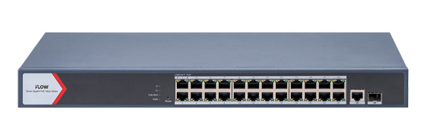 F-SW-EM626POE-VM коммутатор настраиваемый 24-х портовый PoE iFlow