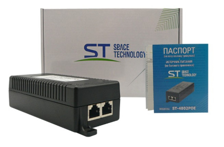 ST-4802POE  источник питания POE однопортовый Space Technology