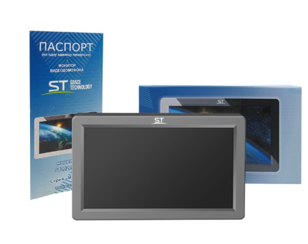 ST-M209/7 (TS/SD/WF/IPS) СЕРЫЙ монитор домофона Space Technology