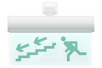 Молния-12 ULTRA "Человек по лестнице вниз налево" световое табло премиум-класса (универс. крепл-е)