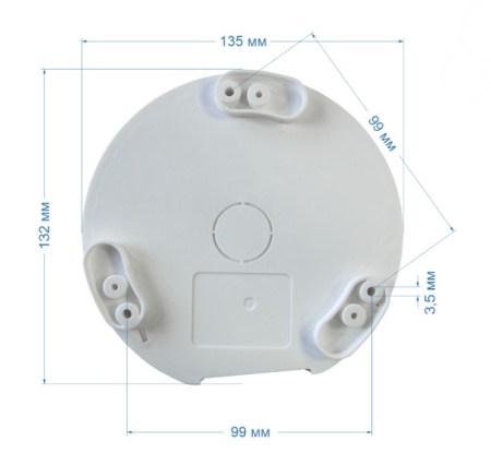 WL-KM1001 ГАЛАКТИКА (БЕЛАЯ) универсальная монтажная коробка для видеокамер охранного наблюдения Space Technology