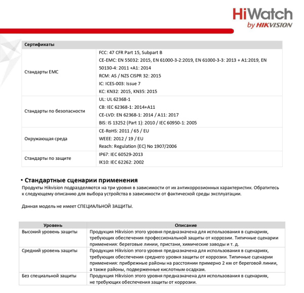 DS-I402(D) (2.8 mm) уличная купольная всепогодная IP-камера видеонаблюдения HiWatch