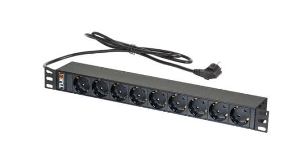 TLK-RSC09-M-04-BK блок электрических розеток 19" NIKOMAX