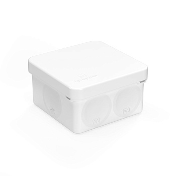 60-0200-9003 коробка распределительная 60-0200-9003 для прямого монтажа двухкомпонентная безгалогенная (HF) белая 70х70х40 (150шт/кор) Промрукав